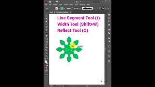 Magic of Width Tool, Line Segment Tool and Reflect Tool in Illustrator cc