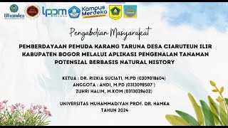 Aplikasi Pengenalan Tanaman Potensial Berbasis Natural History