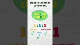 Doubling the Final Consonant | EasyTeaching #englishlearning #englishvocabulary #esl