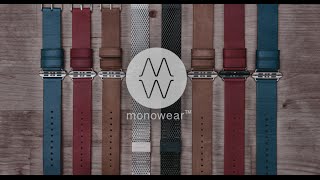 Monowear Genuine Leather Apple Watch Band