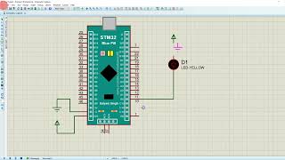 STM32 Урок №14 -  Моделирование работы STM32 при помощи Proteus 8.10 #STM32