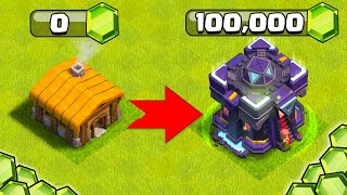 Beating Clash of Clans in 1 Video!