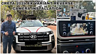 CRETA 2024 EX VARIANT REVERSE CAMERA INSTALLATION.