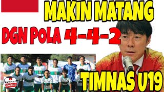 TIMNAS U19 MAKIN MANTAP DGN LINE UP 4-4-2 | TIMNAS INDONESIA U19