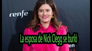 La esposa de Nick Clegg se burla de David Cameron