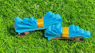 DIY Ribbon Crafts - How to Make Ribbon Hair Clips – Easy Hair Clip Tutorial