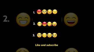 Enjoy your emoji face please 1 like and subscribe my channel #emojichallengequiz