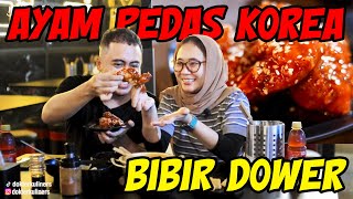 BIBIR SAMPE DOWER GARA-GARA MAKAN AYAM DARI KOREA!!! STREETFOOD KOREA KIM BO IM DRAMAGA BOGOR