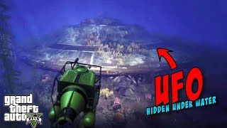 Found hidden underwater UFO in GTA V #shorts