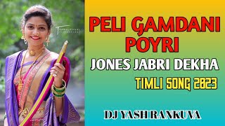 PELI GAMDANI POYRI JONES JABRI RE DEKHA TIMLI SONG ll  DJ MANAOJ AAFWA