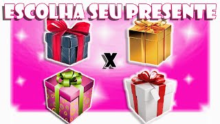 ESCOLHA SEU PRESENTE, ACERTE SE PUDER | CHOOSE YOUR GIFT 🎁 - CHOOSE ONE OF THE FOUR GIFTS