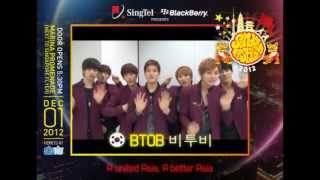 SHOUTOUT from BTOB, Liu Li Yang & Anthony Neely for Sundown Festival 2012