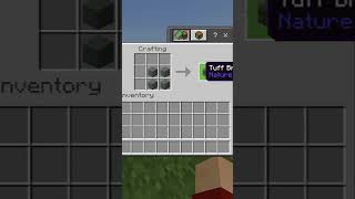 How To Make A Chiseled Tuff Brick In Minecraft #Shorts