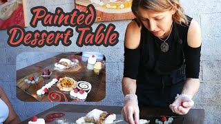 Experiencing an Interactive Painted Dessert Table