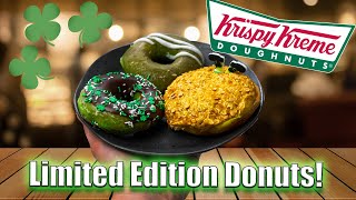 Limited Edition: Krispy Kreme GREEN Donuts!