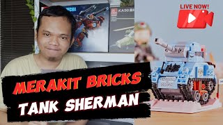 🔴 Rakit Bricks Mini Tank Sherman