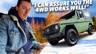 Here’s What It’s Like To Drive A 37-Year-Old Mercedes G-Wagen..Or Wagon? | DriveHub