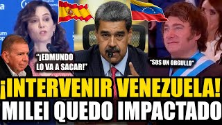 AYUSO BANCÓ A EDMUNDO Y EXPLOTÓ CONTRA MADURO *MILEI QUEDÓ IMPACTADO* | FRAN FIJAP