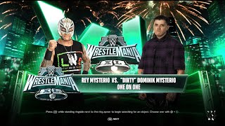 WWE 2K24 | Rey Mysterio VS 'Dirty' Dominik Mysterio full Match ♨️⚡| Spanked! #wwe #2k24 #gameplay