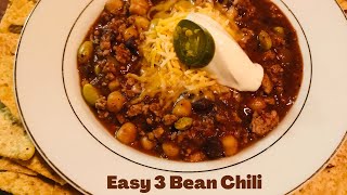 How To Make Homemade 3 Bean Chili