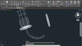 How to Draw Wall Light AutoCAD 3D & Rendering.