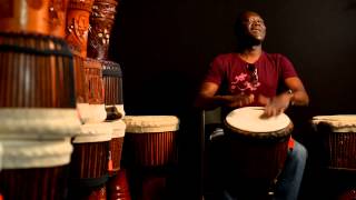 M'bemba Bangoura Plays Wula Drum #4097