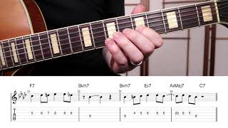 Lullaby Of Birdland - Learn The Melody - Jazz Guitar Lesson