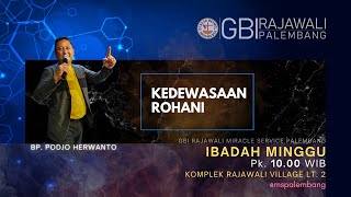 Ibadah Raya GBI Rajawali MS Palembang - 06 November 2022 | Bp. Podjo Herwanto