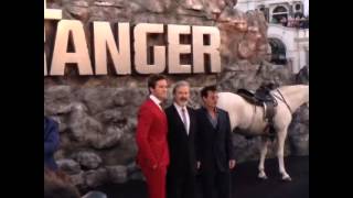 Johnny Depp & Armie Hammer at The Lone Ranger premiere in London