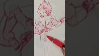 Speed drawing  two friend warrior😳 #shorts #anime #drawing