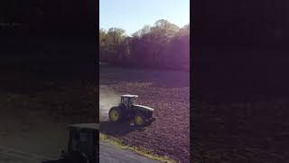 John Deere 8400 Working Up Ground