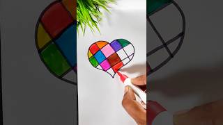 Rainbow 🌈 Heart 🫶 Colour Mixing #shorts #youtubeshorts #ytshorts #viralvideo #trending #satisfying