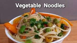 Vegetable  Noodles. Easy And Quick Recipe. Vegan Recipe