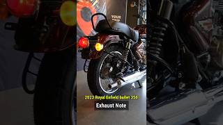 #shorts 2023 royal Enfield bullet 350 exhaust sound and walk around.