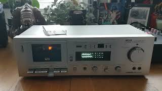 Akai GX-M10 *Original synthwave tune* TDK SA90 Hifi Mancave tape cassette deck 80s vibes synthpop