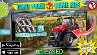 (FARMING SIMULATOR 23 GAME PRICE & SIZE) FARMING SIMULATOR 23 MOBILE FREE DOWNLOAD/FS23/FS23 MOBILE