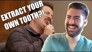 Dentist Reacts to PARKS & RECREATION Funny Dental Scenes!