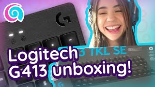 UNBOXING Logitech G413 TKL SE Mechanical Gaming Keyboard!