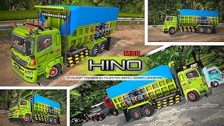 kelakuan supir tambang ❗ MOD HINO TI update 🎉 muatan batu bara🌑 ||  MOD BUSSID