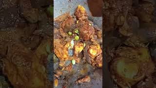 Balado terong ungu, ayam, Pete saus Padang