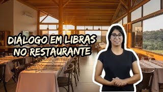 DIÁLOGO EM LIBRAS NO RESTAURANTE