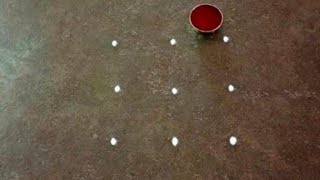 Rangoli designs 3*3🌺 | Easy rangoli |#trending #viral #viralrangolidesigns #rangoli2024