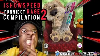 Ishowspeed Funniest Rage Moments Compilation 2 - VR Chat, Talking Ben, Getting Over It, Omegle+