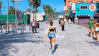 Walking on the beach as Lucia from GTA 6 - Trailer 1