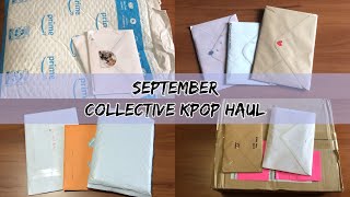 September Collective Kpop Haul | Mostly Trades & Some Albums