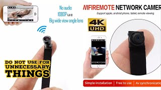 4K Ultra Mini WIFI Flexible Camera  Full HD Video Audio Recorder