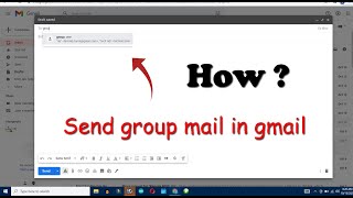 Send group mail in gmail || Tech Lab