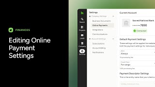 Editing Online Payment Settings
