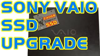 Sony Vaio laptop SSD upgrade Ep. 374