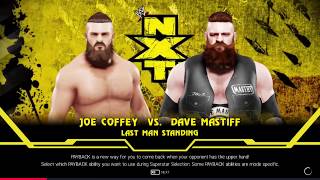 WWE 2K19 NXT UK TAKEOVER CARDIFF PREDICTIONS : DAVE MASTIFF VS JOE COFFEY